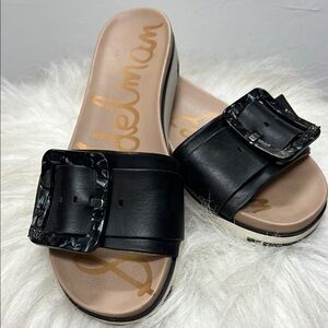 Sam Edelman Black Slide Sandals